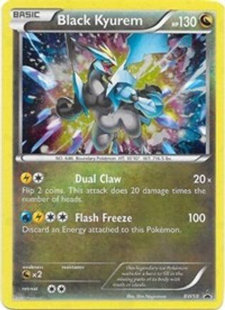 [PKM-R] Black Kyurem (BW58) [Black & White: Black Star Promos]