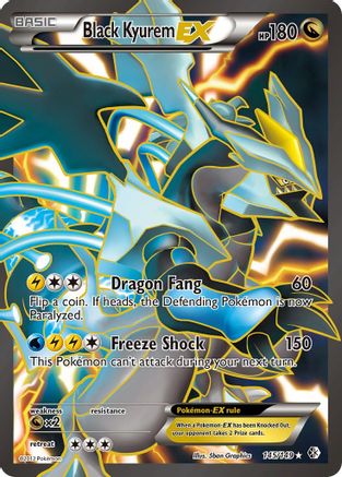 [PKM] Black Kyurem EX (145/149) [Black & White: Boundaries Crossed]