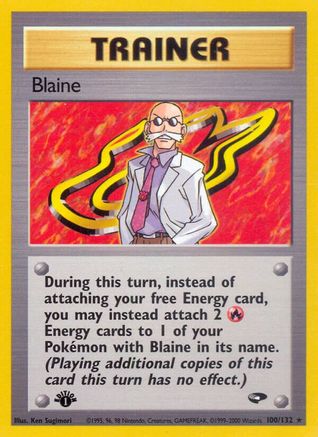 [TR] Blaine (100/132) [Gym Challenge Unlimited]
