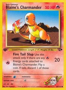 [PKM] Blaine's Charmander (60/132) [Gym Challenge 1st Edition]