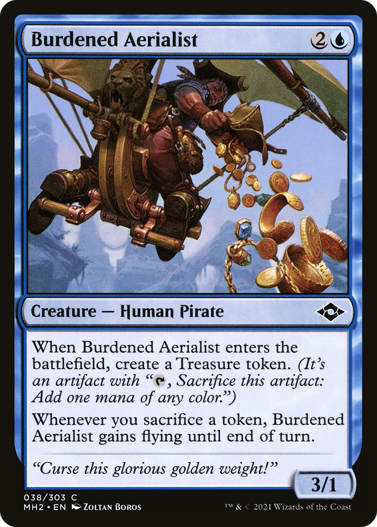 {C} Burdened Aerialist [Modern Horizons 2] [MH2 038]