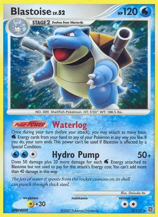 [PKM-R] Blastoise (2/132) [Diamond & Pearl: Secret Wonders]