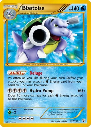 [PKM-R] Blastoise (137/135) [Black & White: Plasma Storm]