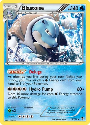 [PKM-R] Blastoise (16/101) [Black & White: Plasma Blast]