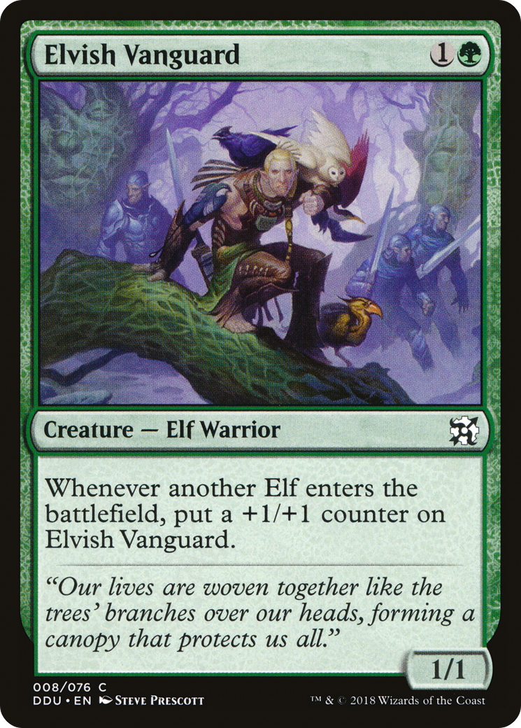 {C} Elvish Vanguard [Duel Decks: Elves vs. Inventors][DDU 008]