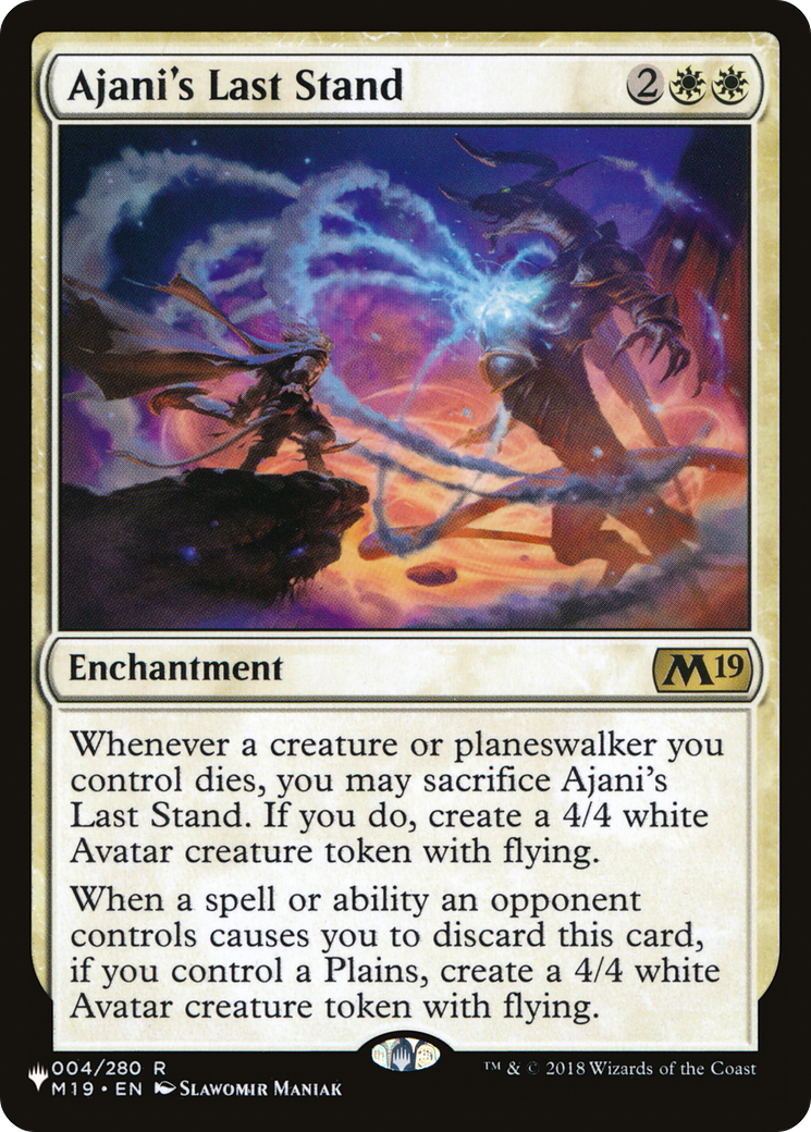Ajani's Last Stand [LIST M19-4]