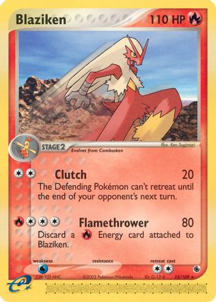 [PKM-R] Blaziken (15/109) [EX: Ruby & Sapphire]