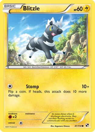 [PKM] Blitzle (41/114) [Black & White: Base Set]
