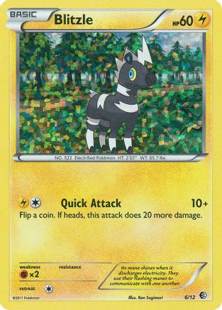 [PKM] Blitzle (6/12) [McDonald's Promos: 2011 Collection]