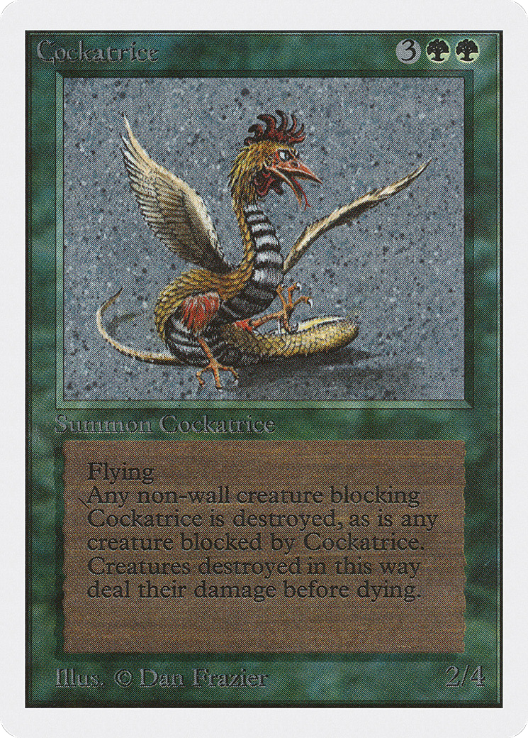 {R} Cockatrice [Unlimited Edition][2ED 190] - Misty Mountain Games