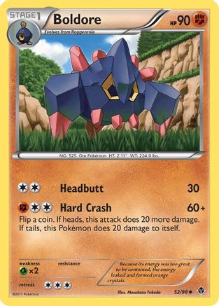 [PKM] Boldore (52/98) [Black & White: Emerging Powers]