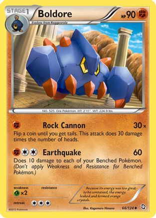 [PKM] Boldore (66/124) [Black & White: Dragons Exalted]