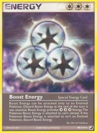 [TR] Boost Energy (98/115) [EX: Unseen Forces]