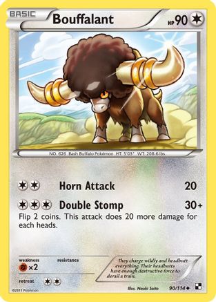 [PKM] Bouffalant (90/114) [Black & White: Base Set]