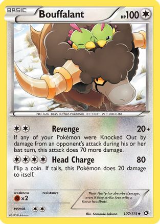 [PKM-C] Bouffalant (107/113) [Black & White: Legendary Treasures]