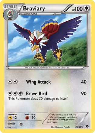 [PKM-R] Braviary (88/98) [Black & White: Emerging Powers]
