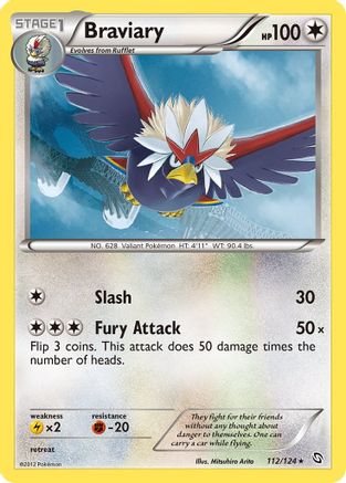 [PKM] Braviary (112/124) [Black & White: Dragons Exalted]