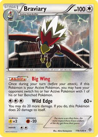 [PKM] Braviary (116/135) [Black & White: Plasma Storm]