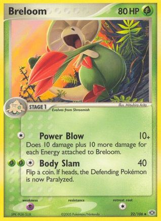 [PKM-C] Breloom (22/106) (Stamped) [EX: Emerald]
