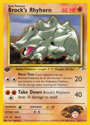 [PKM-R] Brock's Rhyhorn (22/132) [Gym Heroes 1st Edition]