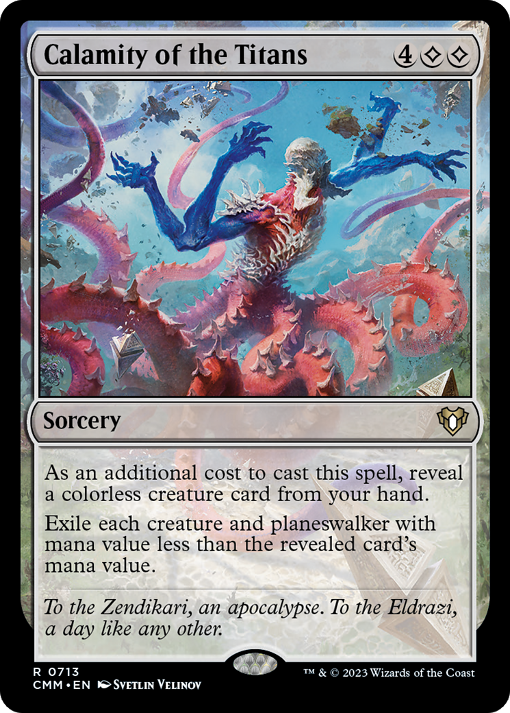 {R} Calamity of the Titans [Commander Masters][CMM 713]