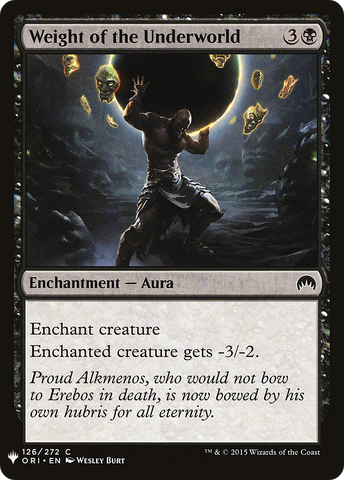 {C} Weight of the Underworld [Mystery Booster][LS ORI 126]