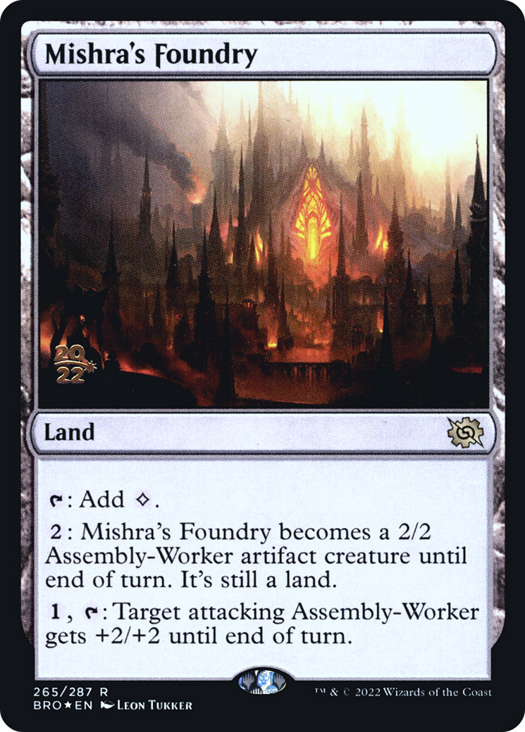 {R} Mishra's Foundry [The Brothers' War: Prerelease Promos][PR BRO 265]