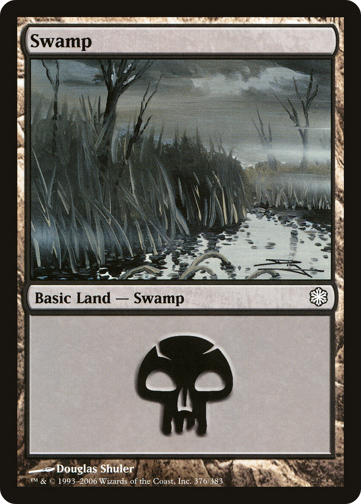 {B}[CST 376] Swamp (376) [Coldsnap Theme Decks]
