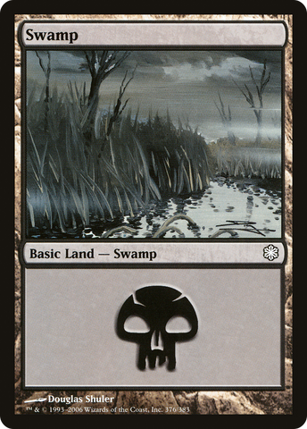 {B}[CST 376] Swamp (376) [Coldsnap Theme Decks]