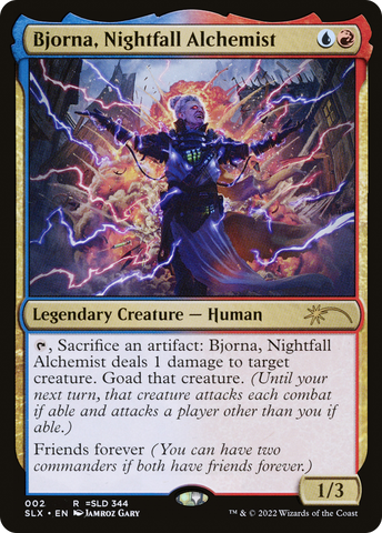 {R} Bjorna, Nightfall Alchemist [Secret Lair: Universes Within][SLX 002]
