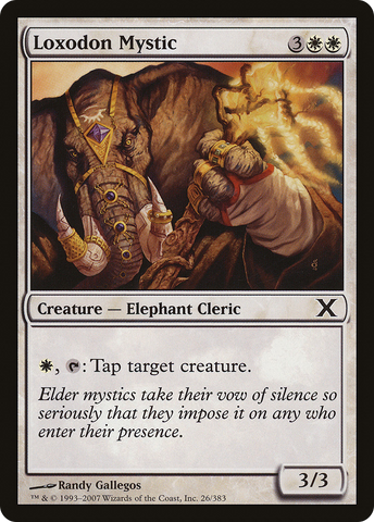 {C} Loxodon Mystic [Tenth Edition][10E 026]
