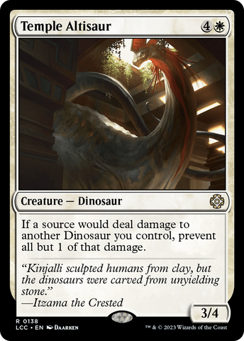 {R} Temple Altisaur [The Lost Caverns of Ixalan Commander][LCC 138]