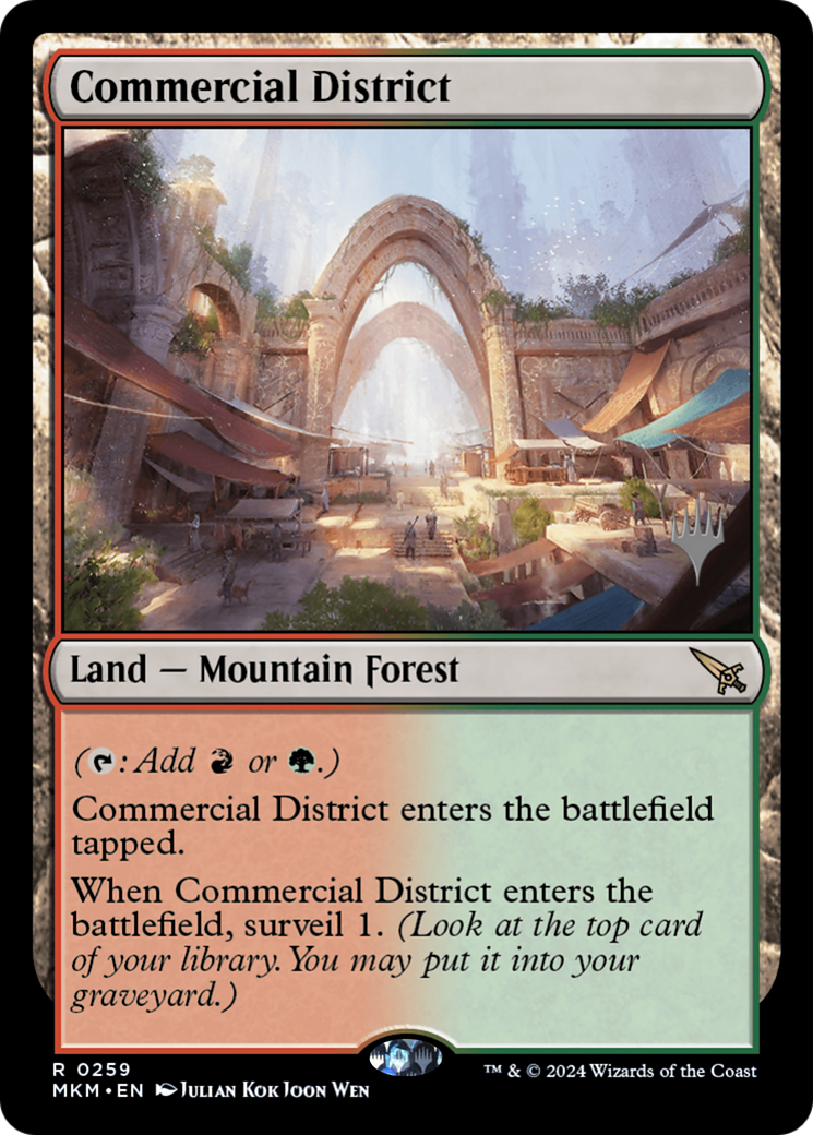 {R} Commercial District (Promo Pack) [Murders at Karlov Manor Promos][PP MKM 259]