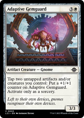 {@C} Adaptive Gemguard [The Lost Caverns of Ixalan][LCI 003]