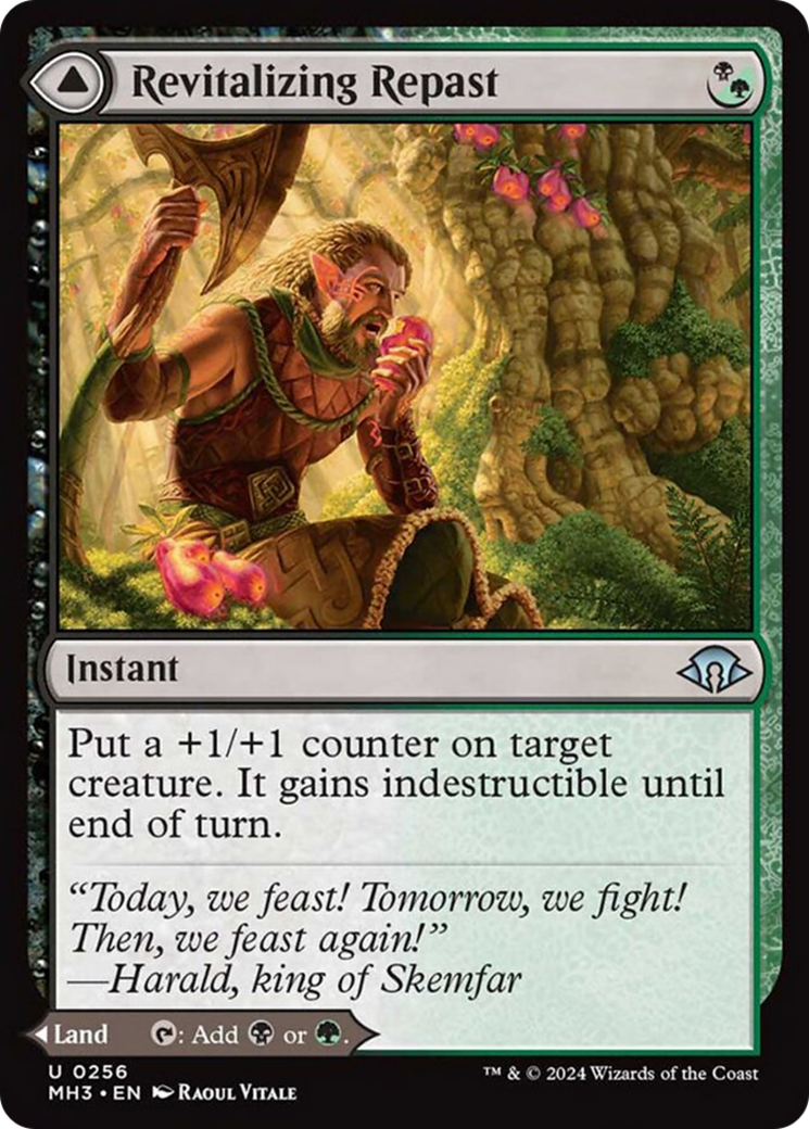 {C} Revitalizing Repast // Old-Growth Grove [Modern Horizons 3][MH3 256]