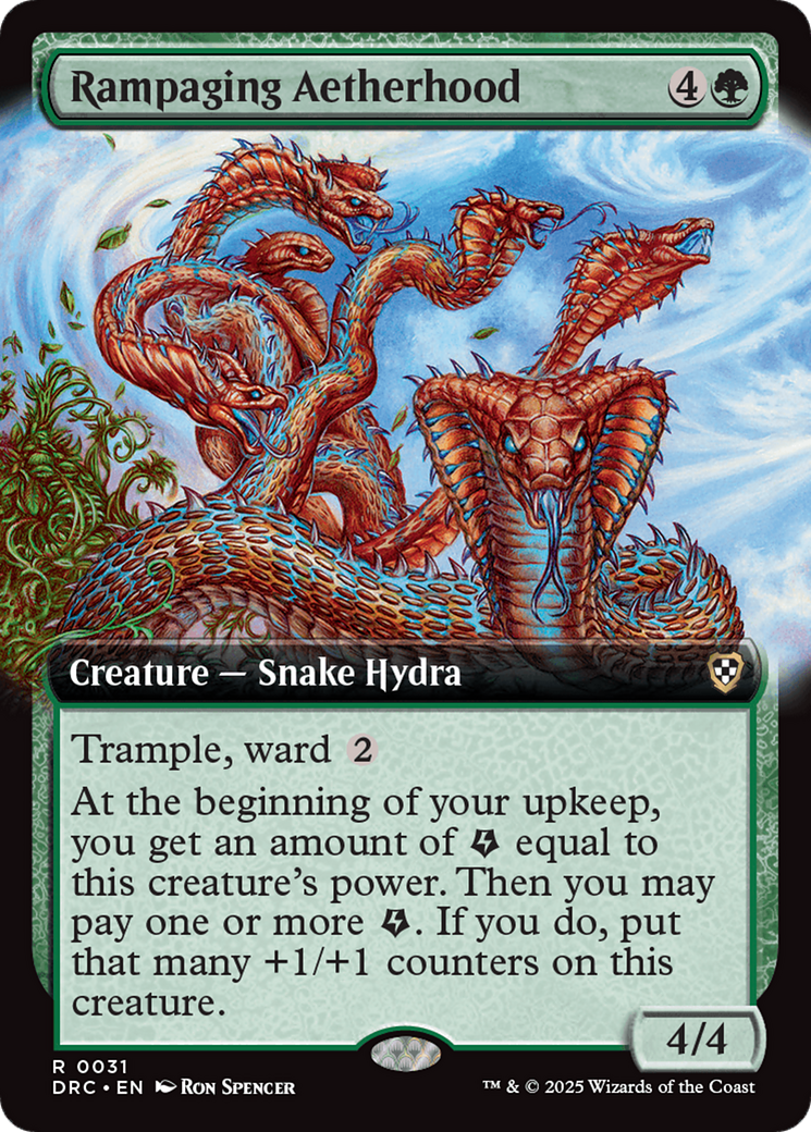 {R} Rampaging Aetherhood (Extended Art) [Aetherdrift Commander][DRC 031]