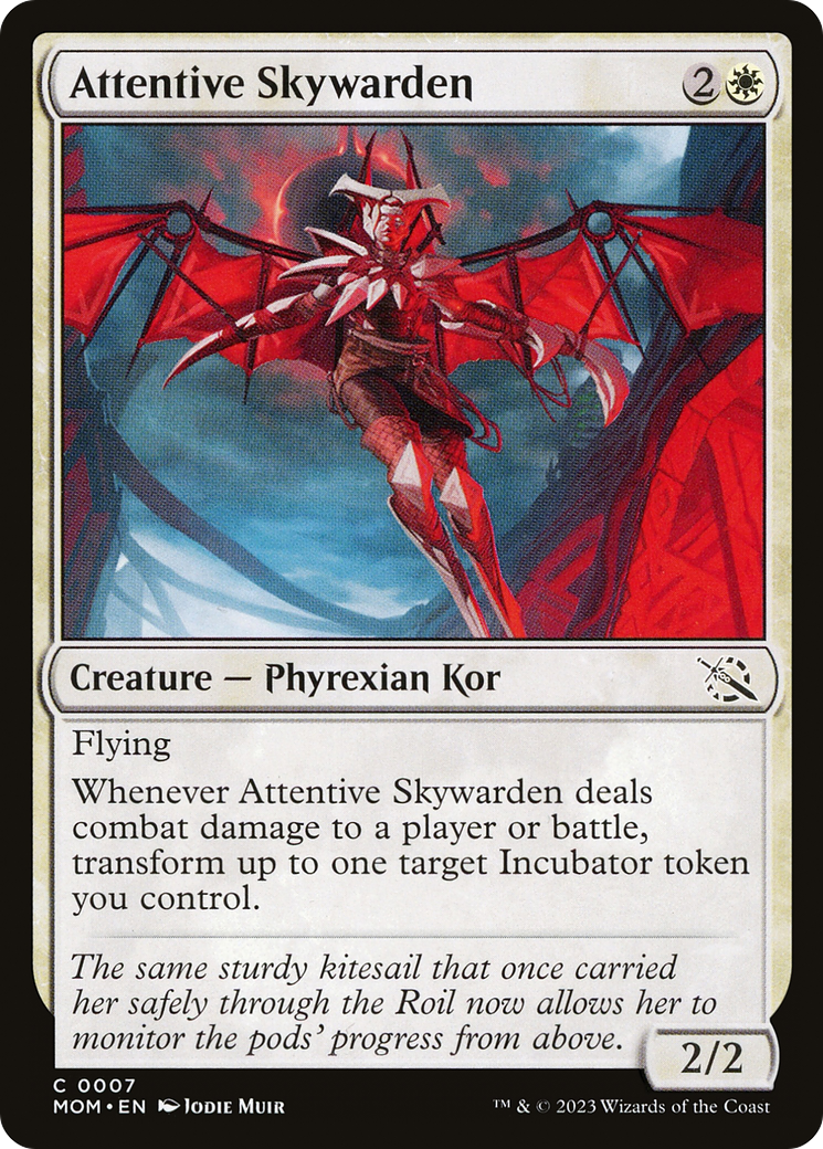 {C} Attentive Skywarden [March of the Machine][MOM 007]