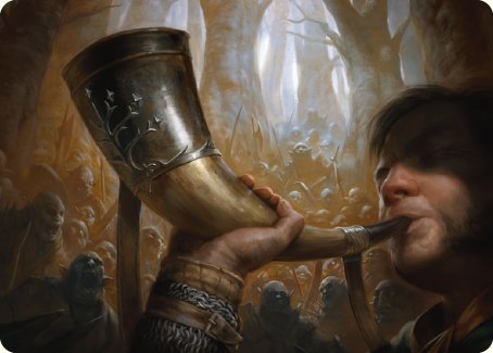 {A} Horn of Gondor Art Card [The Lord of the Rings: Tales of Middle-earth Art Series][ALTR 029]