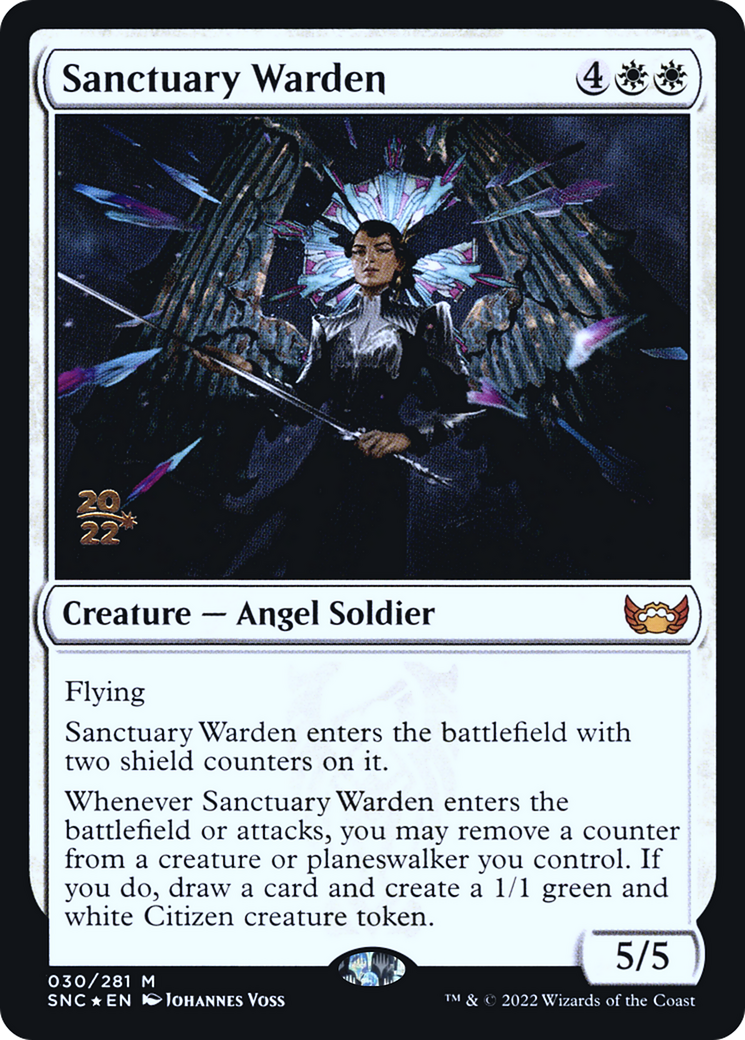 {R} Sanctuary Warden [Streets of New Capenna Prerelease Promos][PR SNC 030]