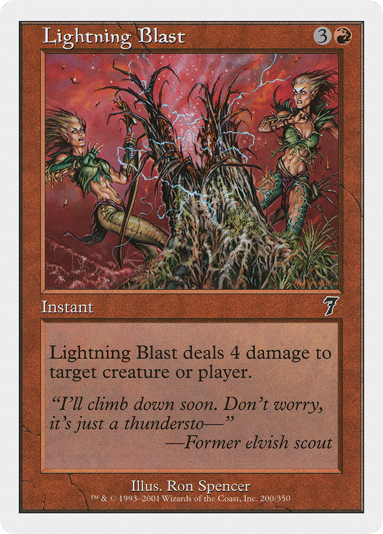 {C} Lightning Blast [Seventh Edition][7ED 200]