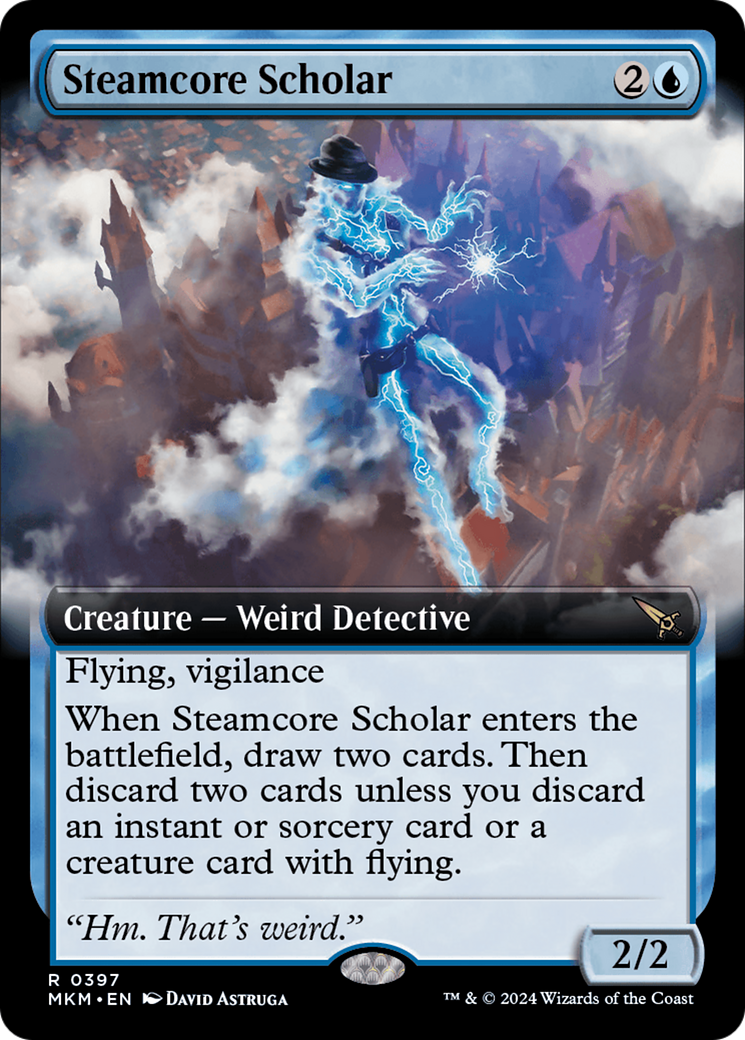 {@R} Steamcore Scholar (Extended Art) [Murders at Karlov Manor][MKM 397]