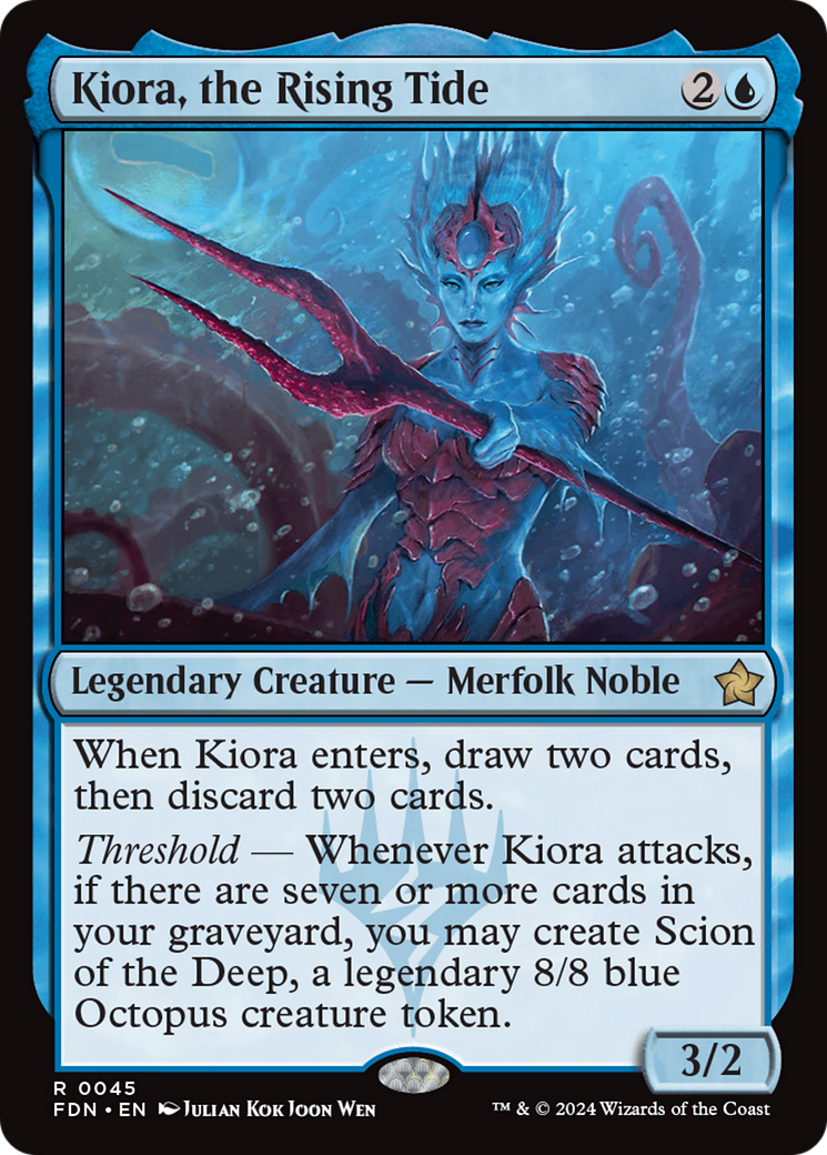 {@R} Kiora, the Rising Tide [Foundations][FDN 045]