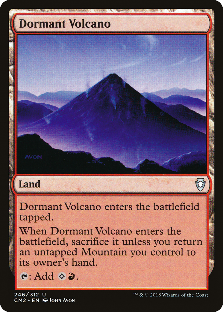 {C} Dormant Volcano [Commander Anthology Volume II][CM2 246]