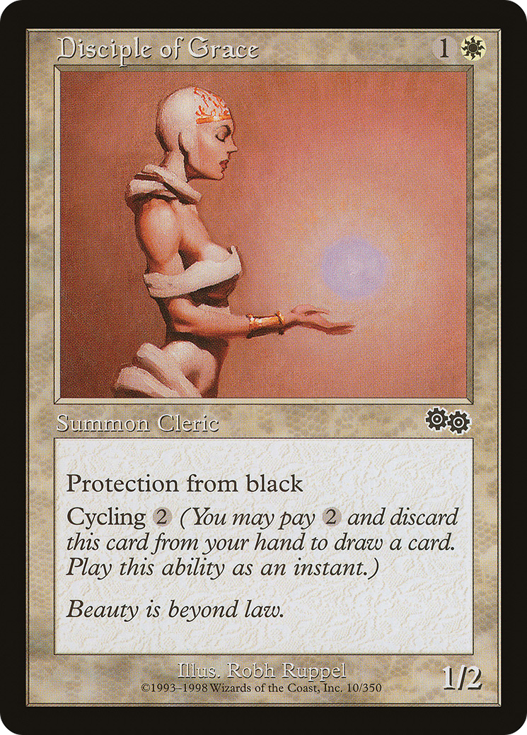 {C} Disciple of Grace [Urza's Saga][USG 010]