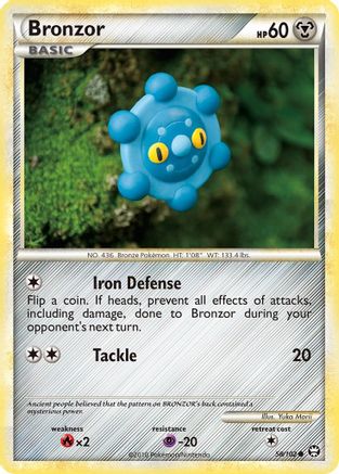 [PKM] Bronzor (58/102) [HeartGold & SoulSilver: Triumphant]