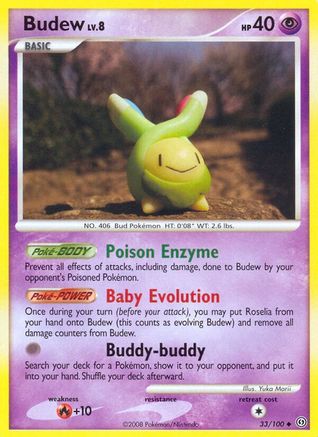 [PKM-C] Budew (33/100) [Diamond & Pearl: Stormfront]