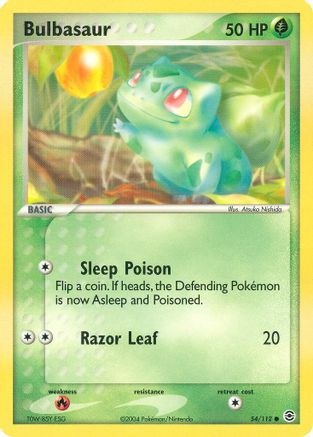 [PKM] Bulbasaur (54/112) [EX: FireRed & LeafGreen]