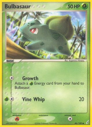 [PKM-C] Bulbasaur (46/100) (Stamped) [EX: Crystal Guardians]