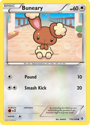 [PKM-C] Buneary (116/149) [Black & White: Boundaries Crossed]