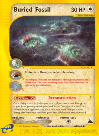 [PKM-C] Buried Fossil (47/144) [Skyridge]